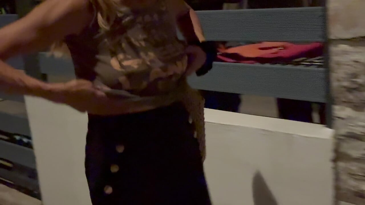 Siiting at a dinner table in this sheer blouse drew attention to people around us, I was feeling extremely sexy tonight