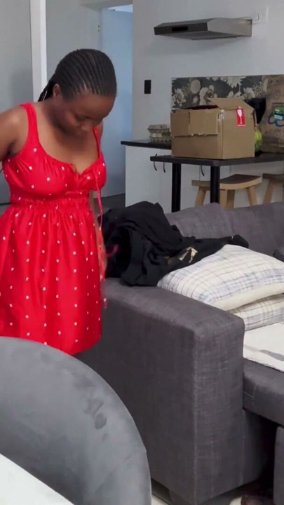 I promised this BIG TITS EBONY TEEN America... she thanked me by RIDING MY COCK till she creamed | Clip 1