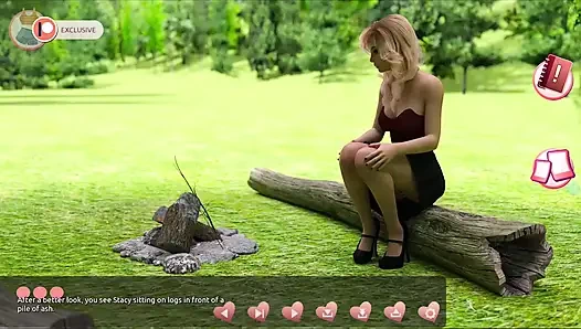 Helping the hotties #3 - Johannes took a sneak peak to see what the girl in the cabin is up to.