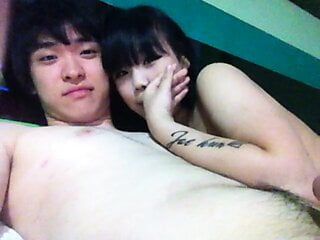 Seks w motelu brudnej koreańskiej pary