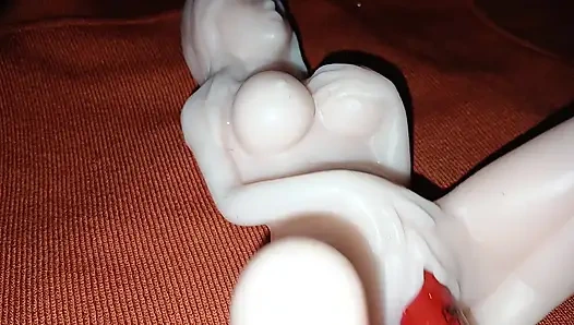 Realistic Sex Toy POV 4K - Lifelike Silicone Doll Solo Scene