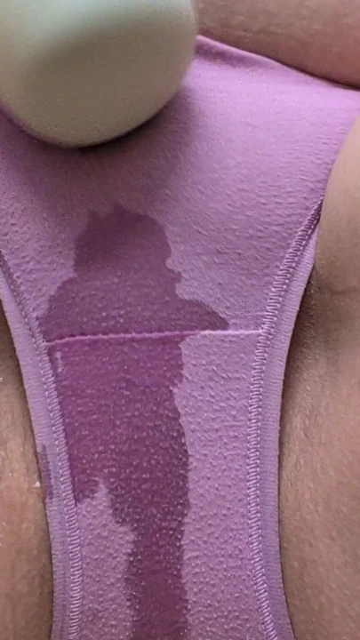 Soaked my pink cotton panties | Clip 1