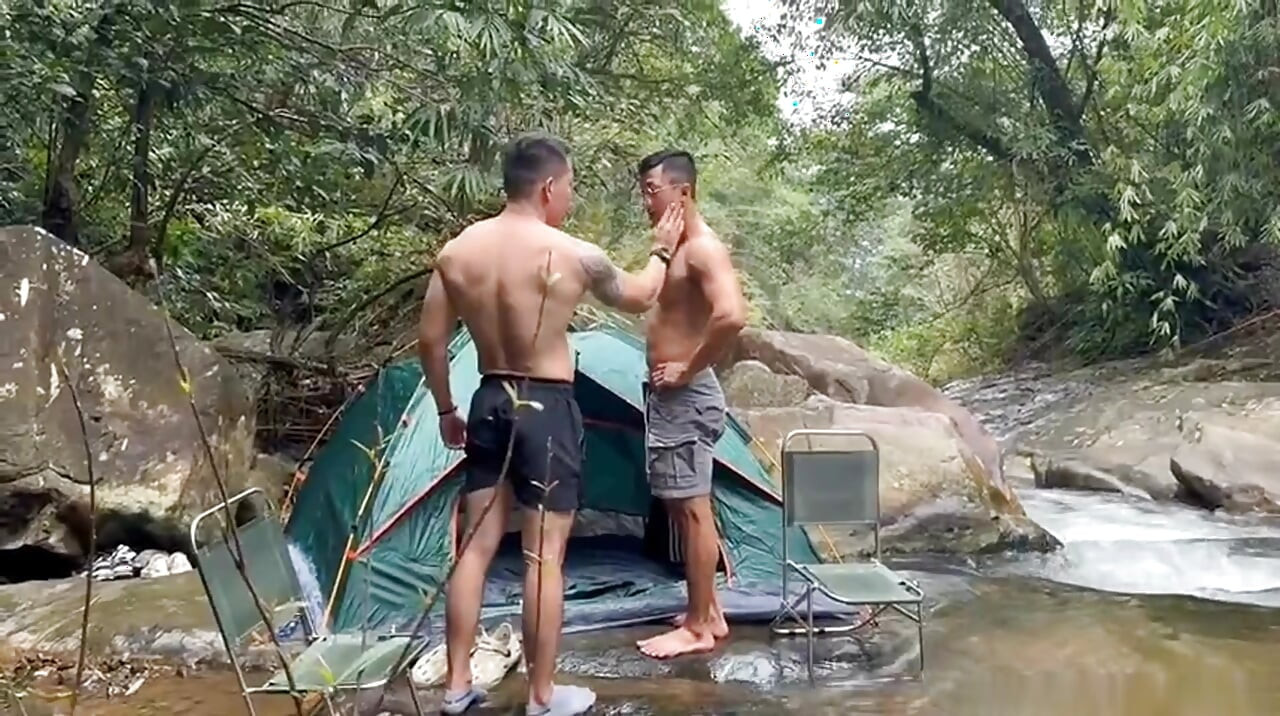 4 Filipino Aboriginal Twinks - Wild Outdoor Foursome in the Jungle