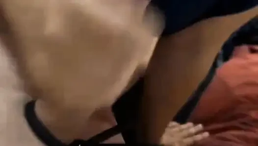 Wife squirted in face