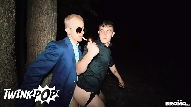 Horny Guy Jakob De Lung Gets Drilled In The Woods By Tom Bacan's Big Cock -TWINKPOP