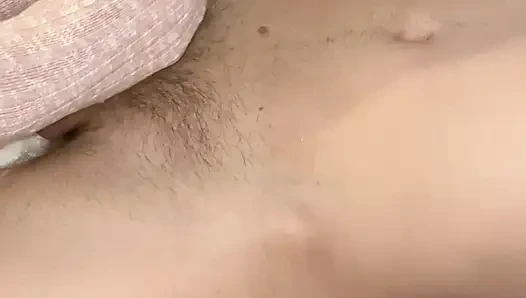 My stepbrother wanted me to cum him off with warm socks