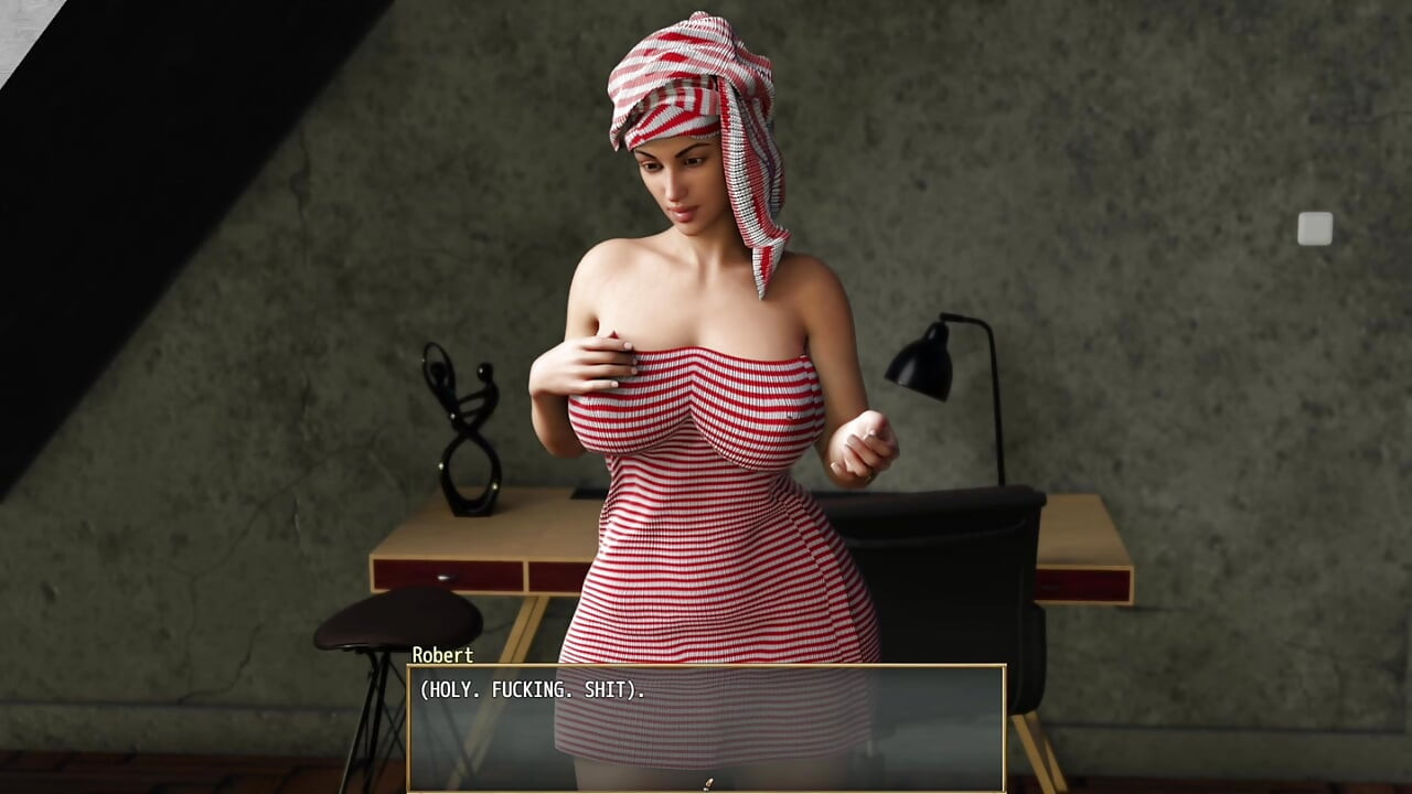 Robert's Compliments to His Bubbly Hot Step MOTHER & Mesmerised By Her Big Tits And Huge Ass