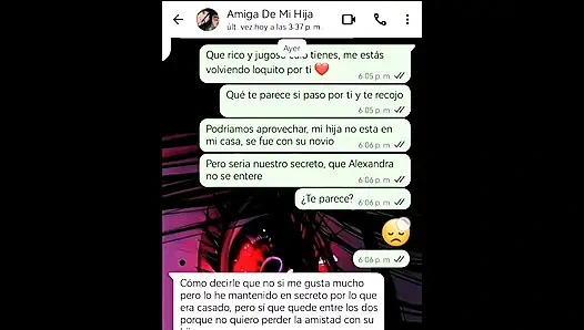 У меня был горячий чат с падчерицей моего лучшего друга, и мы в итоге занялись сексом