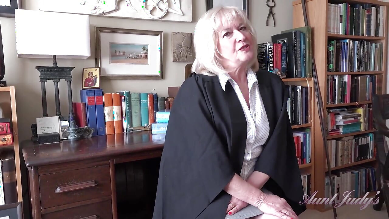 Auntjudys - Your 69yo Mature Teacher Ms. Louise Helps You Get Your Grades up