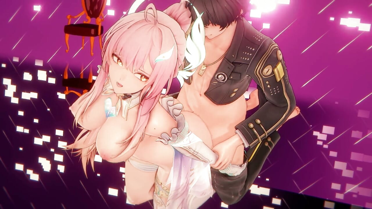 Wuthering Waves - Skupinový sex (Lynae Aemeath Chisa) - 3D Hentai Animace
