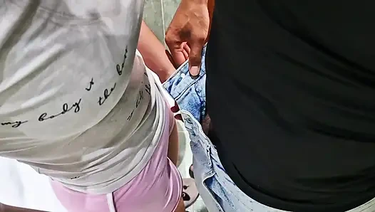 The new maid Argentinian Morocha of 18 years old loves a great cumshot in her amateur mouth when my espos