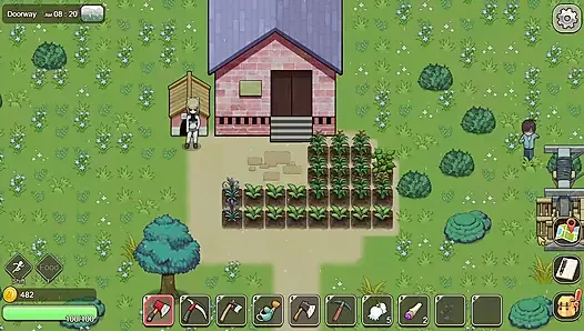Village Rhapsody - Milking the Nasty Big Boobs of a Cow Girl