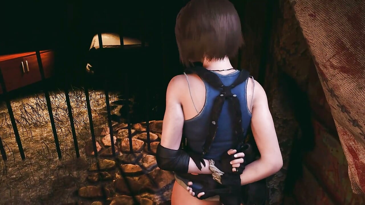 Jill Valentine ne sarak par bandhan seks kiya