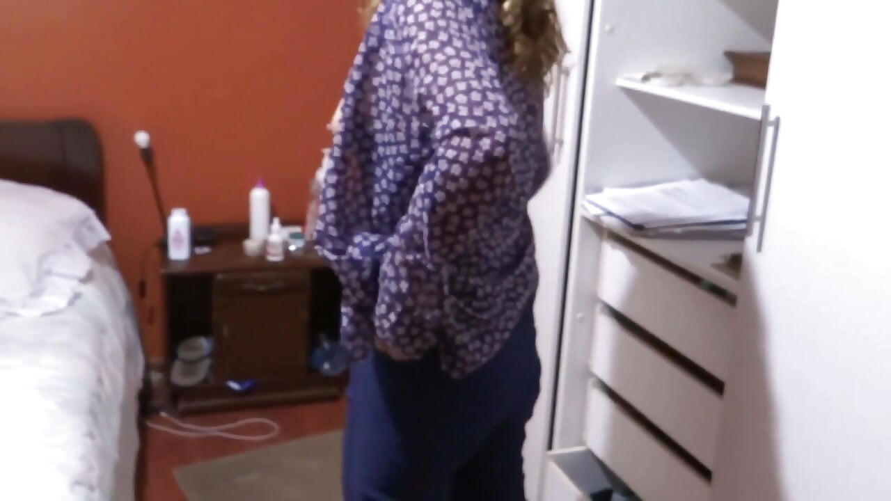 Beautiful Latina stepmother showing off erotically to get cocks rock hard.