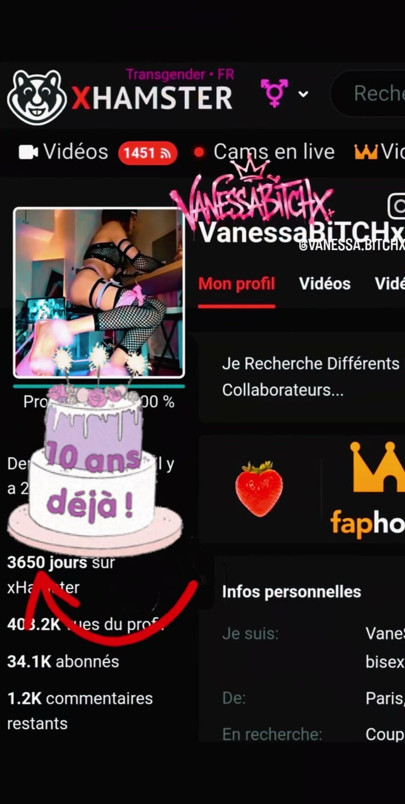 [10🎂years] of xHamster.. VaneSsaBiTCHx PariSChienneTrvprod⁹¹ ⁷⁵ ⁷⁷