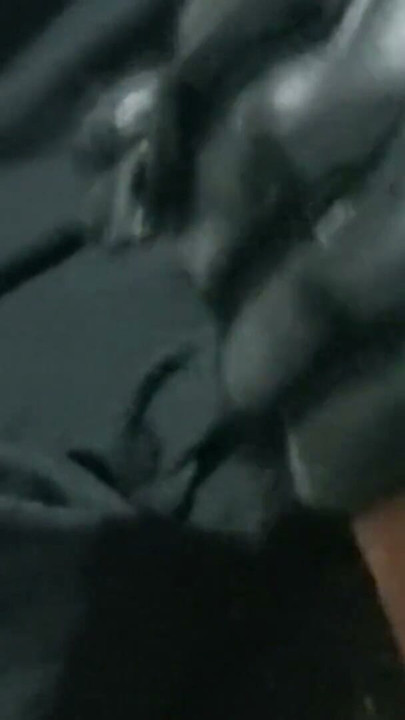 Leather Twink Jerking Off His Big Cock | Clip 1