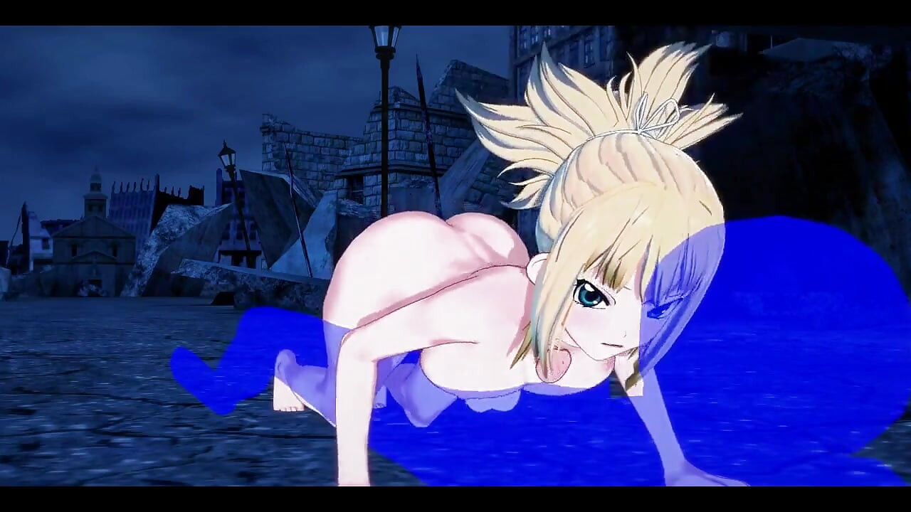 Dr Stone Hentai - Kohaku Boobjob and Handjob - Japanese Asian Manga Anime Game Porn