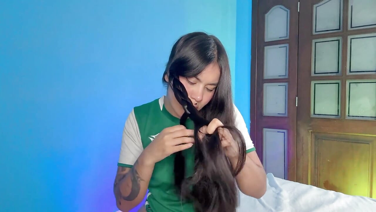 Playing with My Straight Hair
