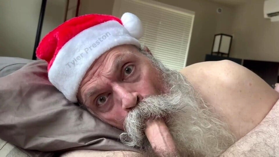 Santa Comes Early to Work My North Pole - Santa Sucks Cock Pt. 1