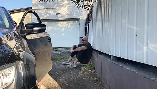 rimming to a bum, piss on face, licking dirty feet, cum from floor and soles
