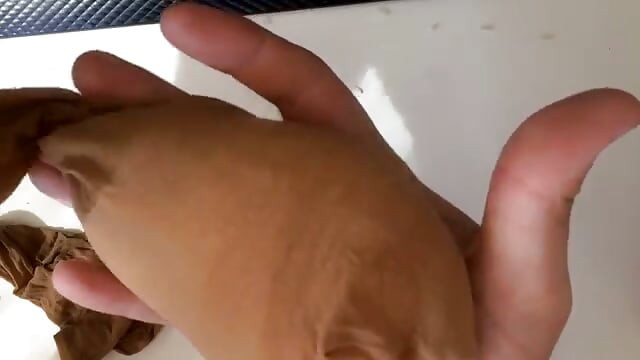 How he put my tits together at home !!