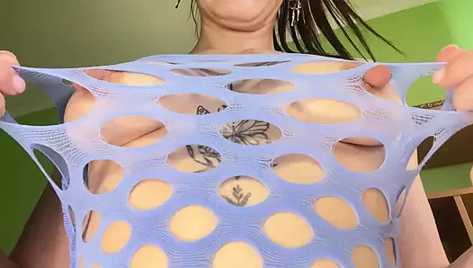 These nipples are so huge that they turned my favorite dress into a mesh