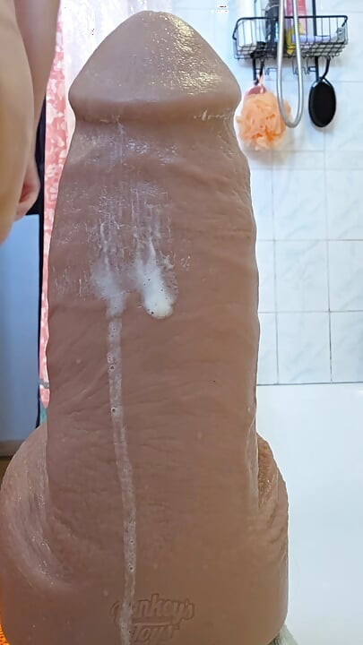 Filthy Asspussy Gets Internal Cleaning By Mr. Hankeys XXL 12.5 Inch Wide Thicky Nicky 1 of 2