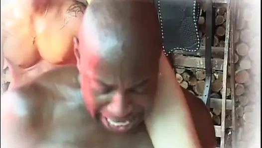 Beautiful MILF Fucked and Creampied in Mouth by Two Monster Black and White Cocks