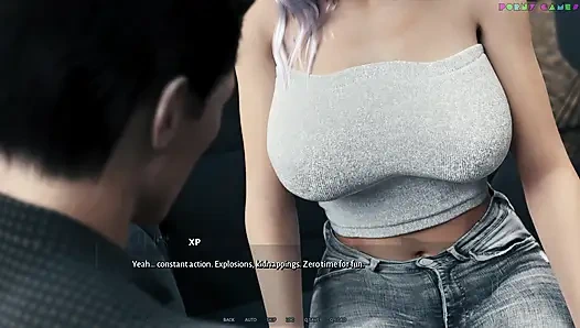 Kybernetische Verführung durch 1thousand - sex auf dem bezirk, Foxy polizist wird besahnt