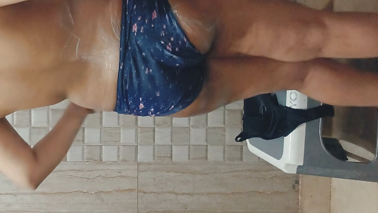 Latika take shower without clothes