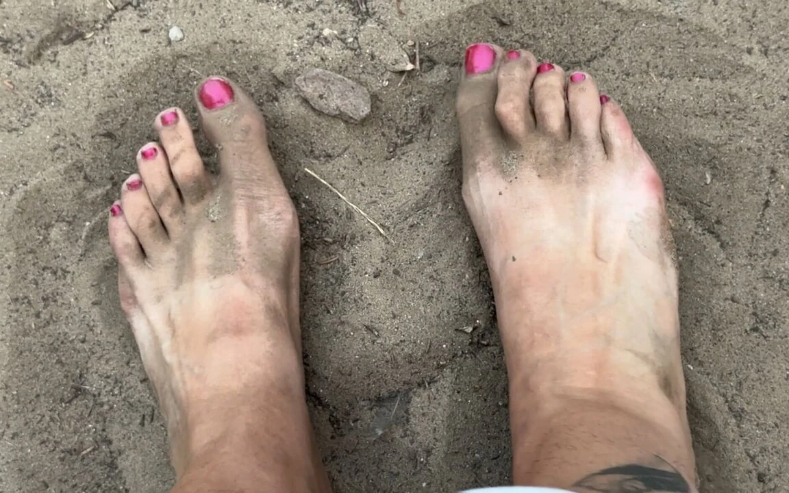 Dirty Feet in the Garden