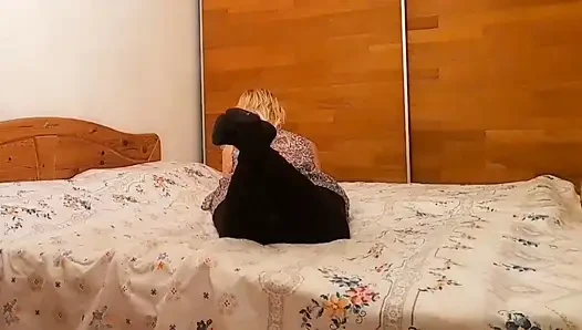 Mature Blonde Wife Enjoys Massage Sex and Foot Fetish