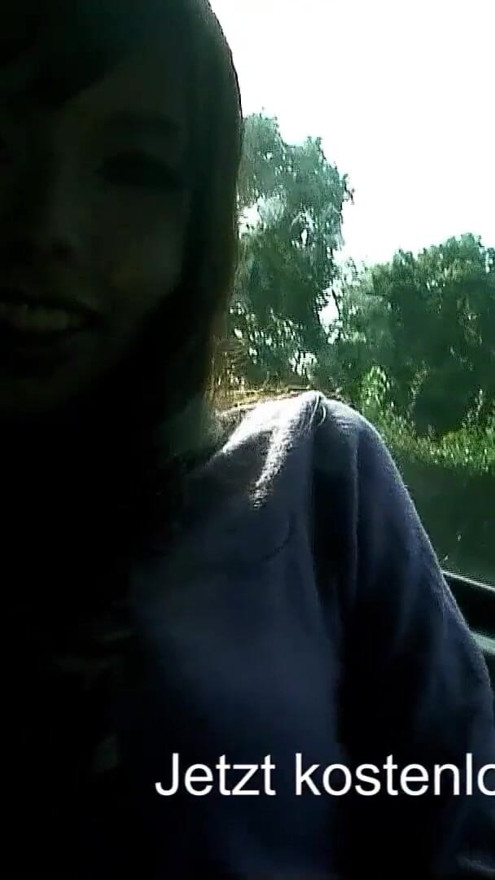 Small Japanese Schoolgirl 18 talk to First Blowjob in Car by old Man | Clip 2