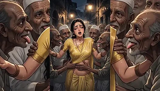 Tante seksi india dan kakak ipar india didominasi sama pria muslim kotor - grup seks di tempat umum & korupsi