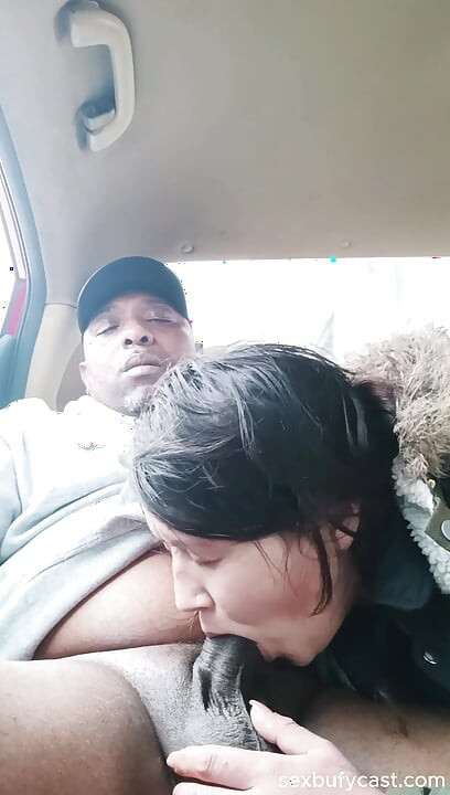 Asian Street Hooker Car Blowjob – Risky Roadside Deepthroat & Swallow & MILF