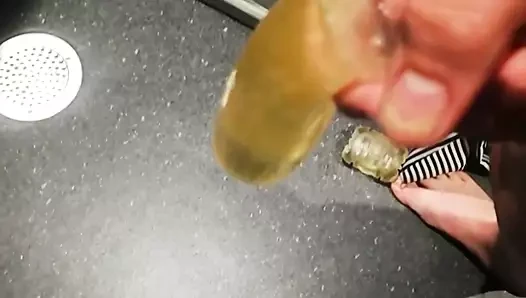 Piss in condom