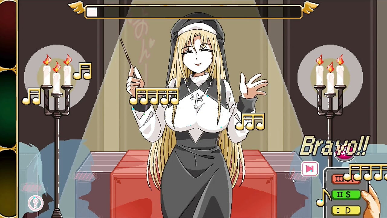Hentai Game - Church Hentai Sex Scenes (Rika The Lewd Nun Heroine) - The Censor
