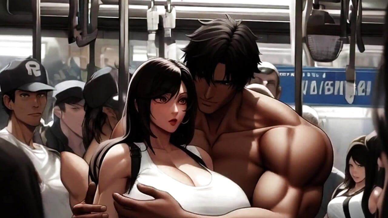 Tifa's Incredible Tits Get Noticed On The Midgar Train