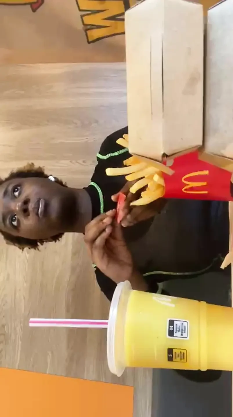 Public McDonald's Mukbang