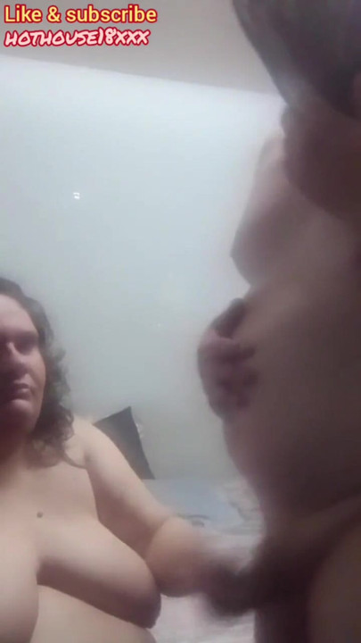 Stepmom intimidated by stepson with scary mask - get blowjob , fuck her pussy wile , cum on her huge tits Funny comedy porn | Clip 2