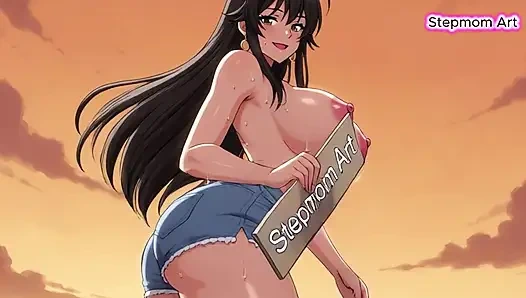 JOI Stepmom Private Show my ASS - Come with me 100% You'll cum - Dirty Talk