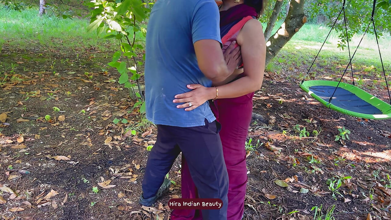 Face fucking my Best Friend's Wife. Cheating Saree Sex in Outdoor. Deepthroat Milf