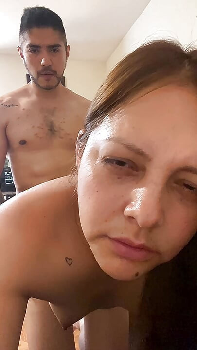 Horny Latina and slut fucking and sucking until she swallows every drop of cum