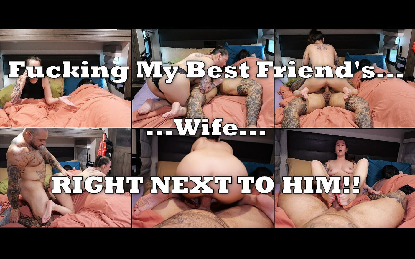Fucking My Best Friend's Wife Right Next to Him
