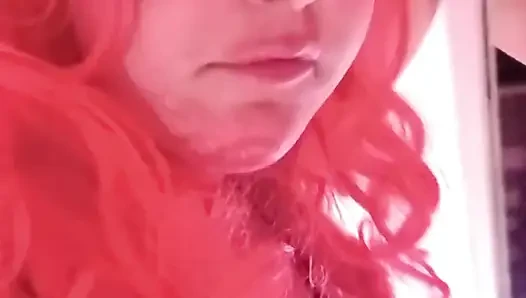 Redhead Demon Drains Your Soul with Bubblegum - Bunny Looner