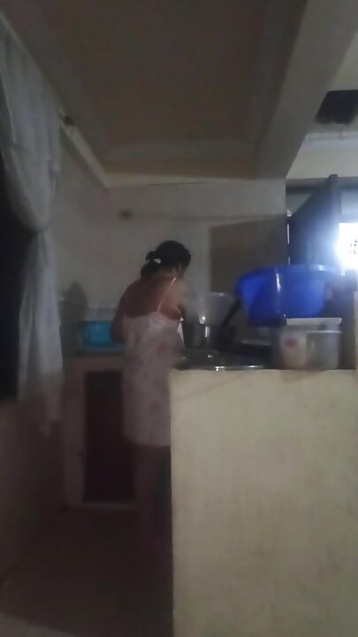 The Boss Comes Into the Kitchen to Fuck Me, His Cock Excites Me