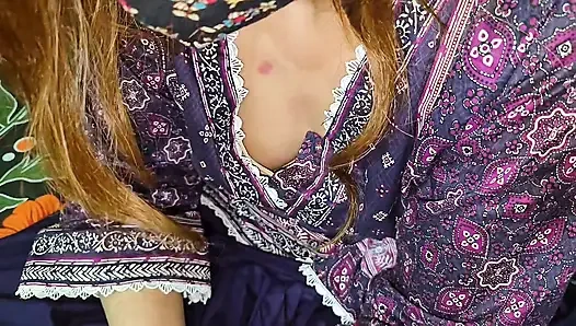 Desi indische stiefSCHWEderin, klares hindi audio stöhnen