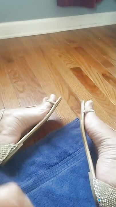 Vibrator in Ass Big Cock Pretty Sandals