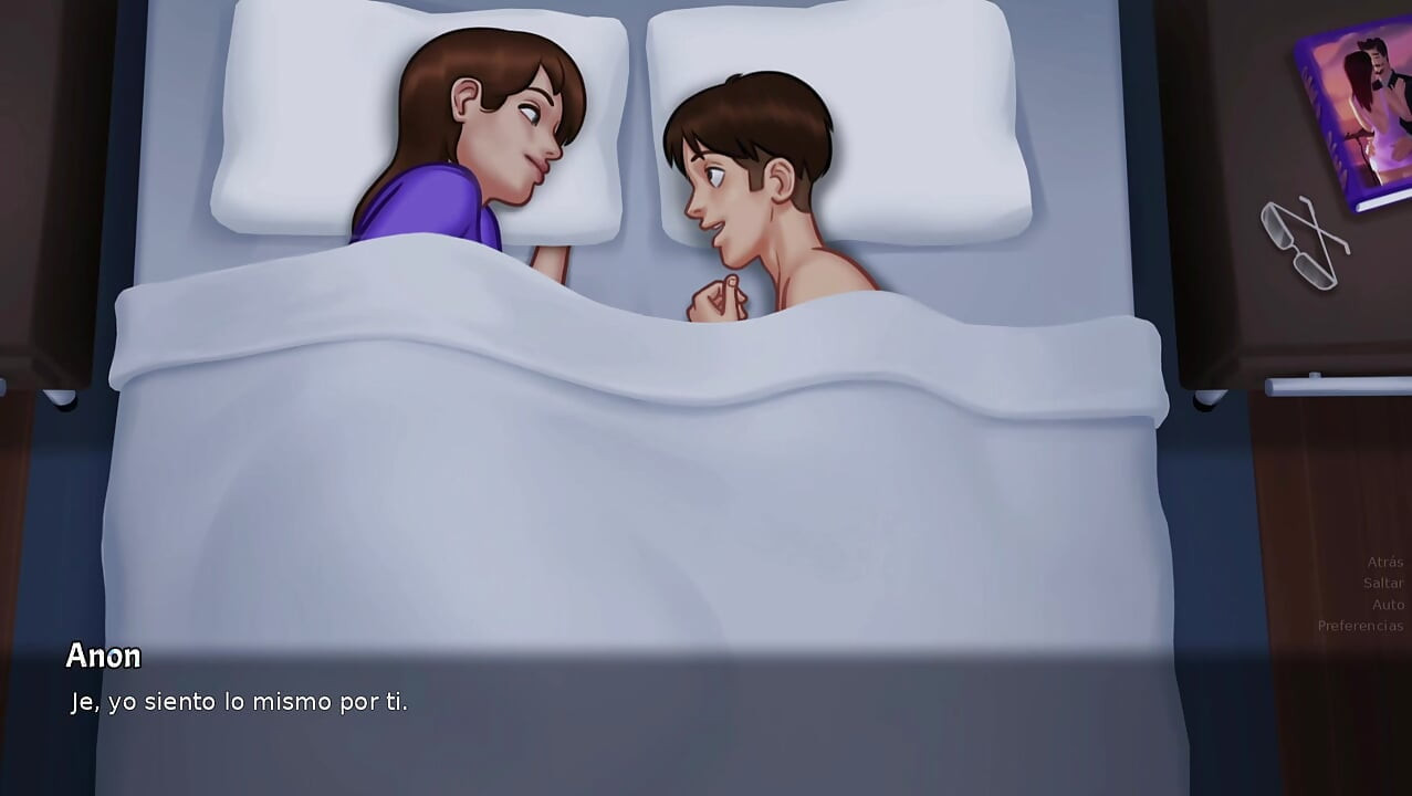 Stiefzus vs. stiefmoeder die huurder de hele dag in huis neukt - Summertime Saga