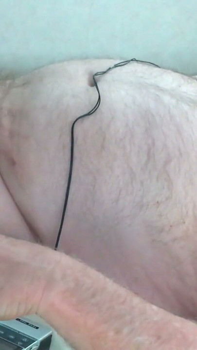 Hands free cumshot. Bound and stretched balls are swollen and shocked with estim along with nipples and cock | Clip 2